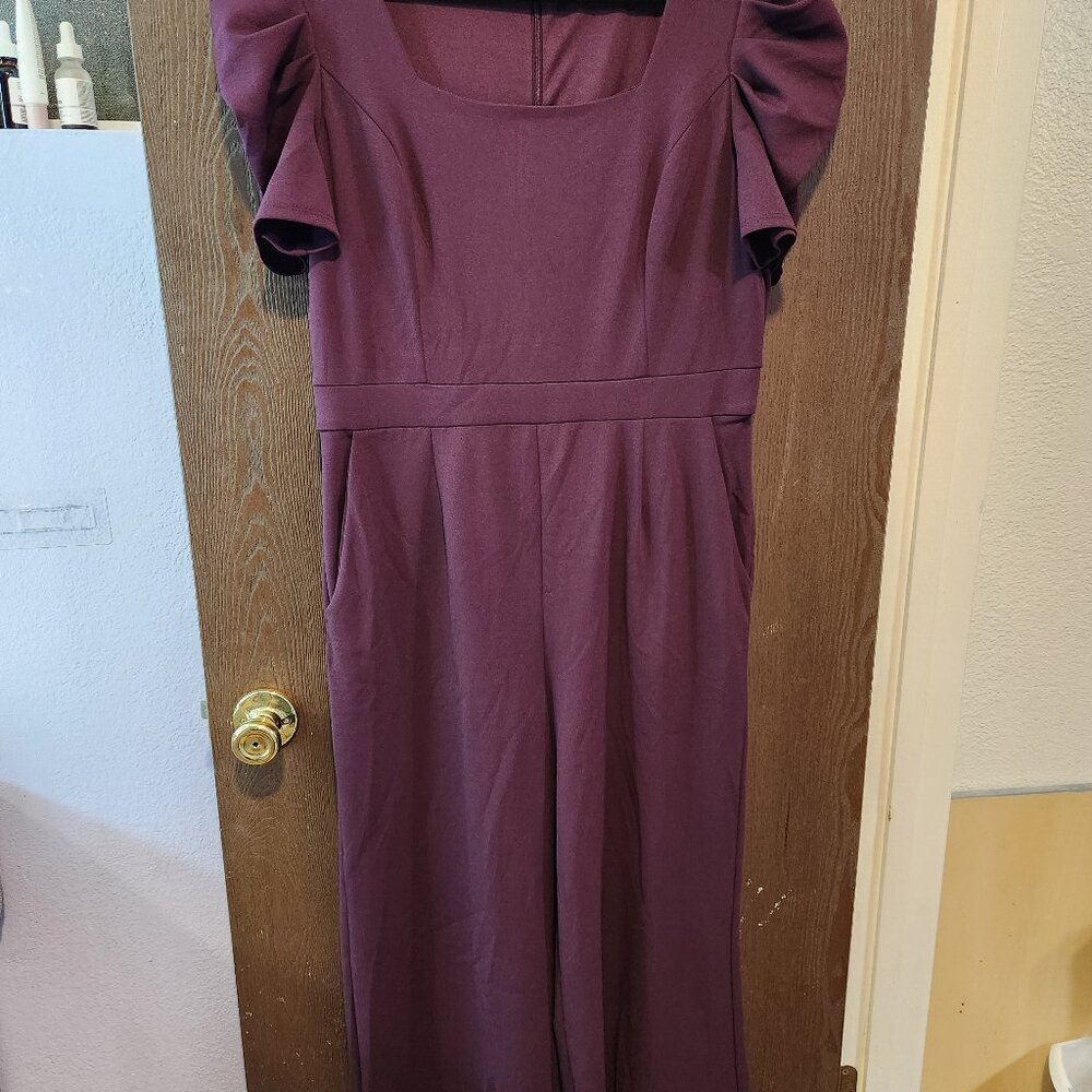 Shelby & Plamer Plum jumpsuit size 14